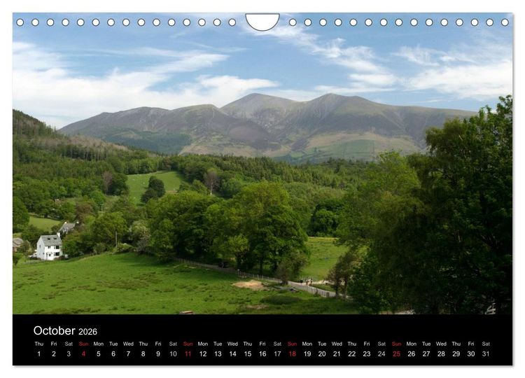 Produktbild: The English Lake District (Wall Calendar 2026 DIN A4 landscape), CALVENDO 12 Month Wall Calendar