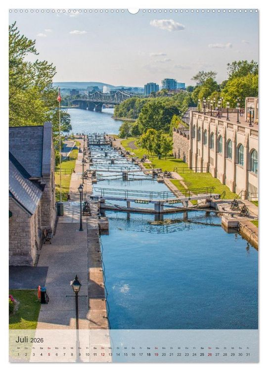 Produktbild: Ottawa - Eine Stadt mit Geschichte (Wandkalender 2026 DIN A2 hoch), CALVENDO Monatskalender
