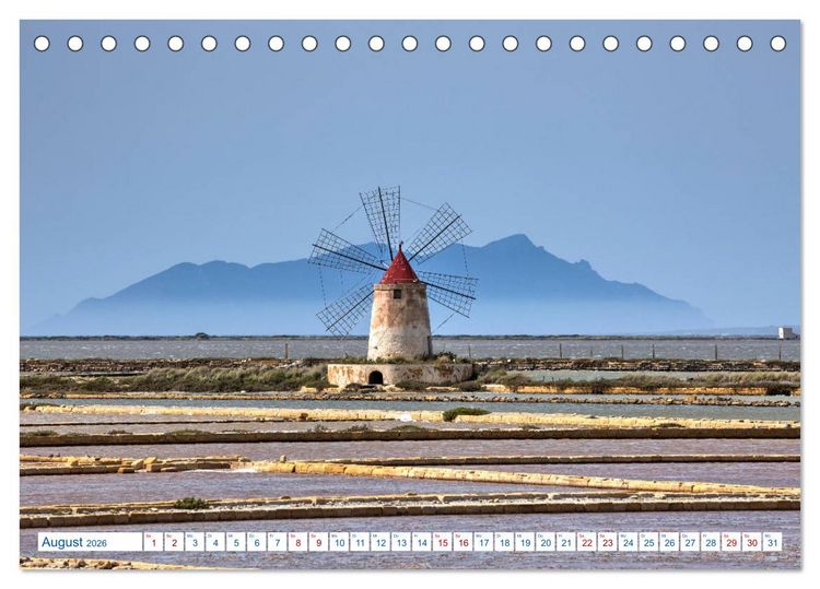 Produktbild: Sizilien - Italien mal anders (Tischkalender 2026 DIN A5 quer), CALVENDO Monatskalender