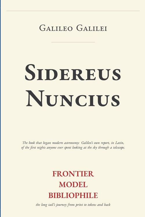 Produktbild: Sidereus Nuncius