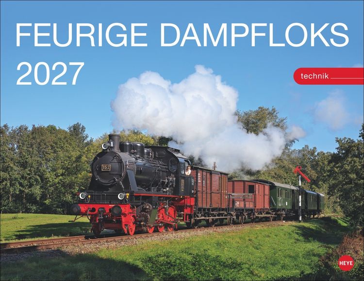 Produktbild: Feurige Dampfloks Posterkalender 2027