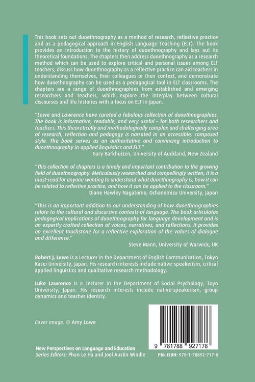 Produktbild: Duoethnography in English Language Teaching