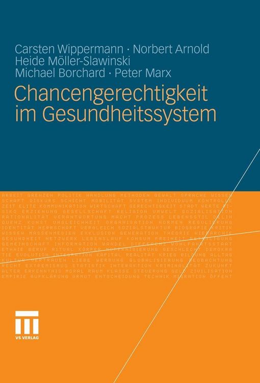 Produktbild: Chancengerechtigkeit im Gesundheitssystem