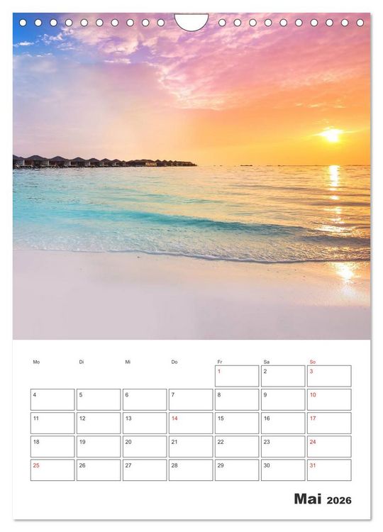 Produktbild: Inselparadiese im S&uuml;dpazifik (Wandkalender 2026 DIN A4 hoch), CALVENDO Monatskalender