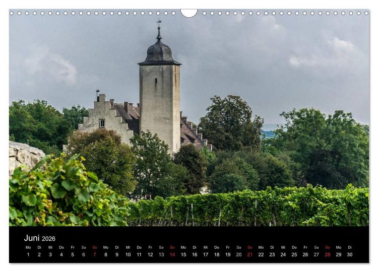 Produktbild: Sommerach - Perle der Mainschleife (Wandkalender 2026 DIN A3 quer), CALVENDO Monatskalender
