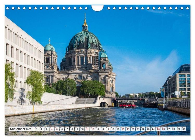 Produktbild: Bootscharter nach Berlin (Wandkalender 2027 DIN A4 quer), CALVENDO Monatskalender