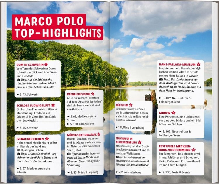 Produktbild: MARCO POLO Reisef&uuml;hrer Mecklenburgische Seenplatte