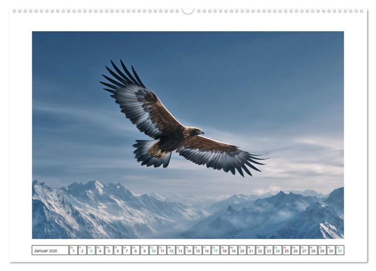 Produktbild: Nat&uuml;rliche Harmonie (hochwertiger Premium Wandkalender 2026 DIN A2 quer), Kunstdruck in Hochglanz