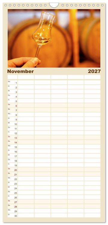 Produktbild: Familienplaner 2027 - Whisky: Reine Geschmacksache mit 5 Spalten (Wandkalender, 21 x 45 cm) CALVENDO