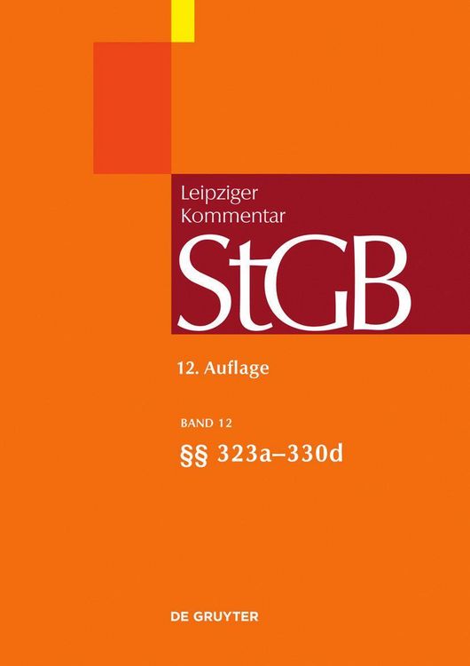 Produktbild: &sect;&sect; 323a-330d
