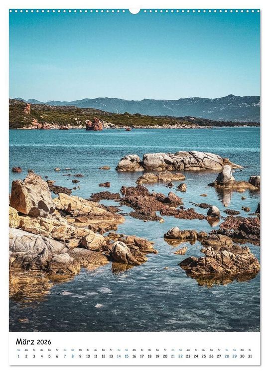 Produktbild: Magisches Sardinien (hochwertiger Premium Wandkalender 2026 DIN A2 hoch), Kunstdruck in Hochglanz