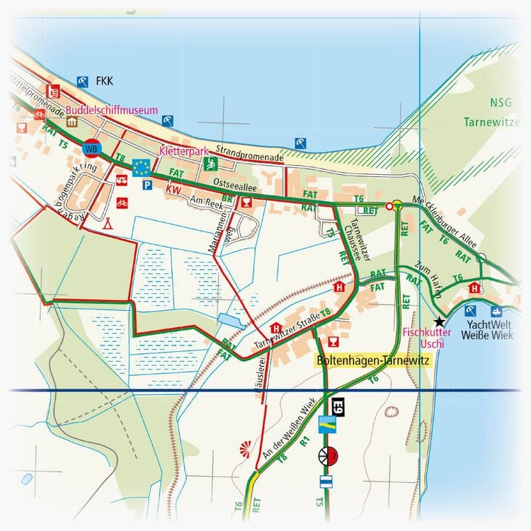 Produktbild: Publicpress Rad- und Wanderkarte Ostseebad Boltenhagen, Kl&uuml;tzer Winkel 1:30.000