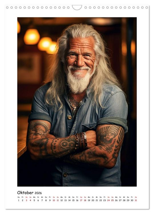 Produktbild: Tattoo to me too (Wandkalender 2026 DIN A3 hoch), CALVENDO Monatskalender