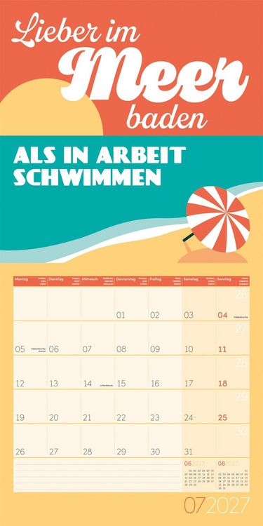Produktbild: Einspruch Kalender 2027 - 30x30 - Art12