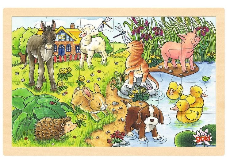 Produktbild: Einlegepuzzle Tierkinder II