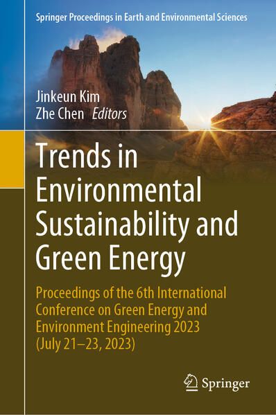 Produktbild: Trends in Environmental Sustainability and Green Energy