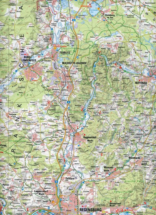 Produktbild: ATK100-10 Regensburg (Amtliche Topographische Karte 1:100000)