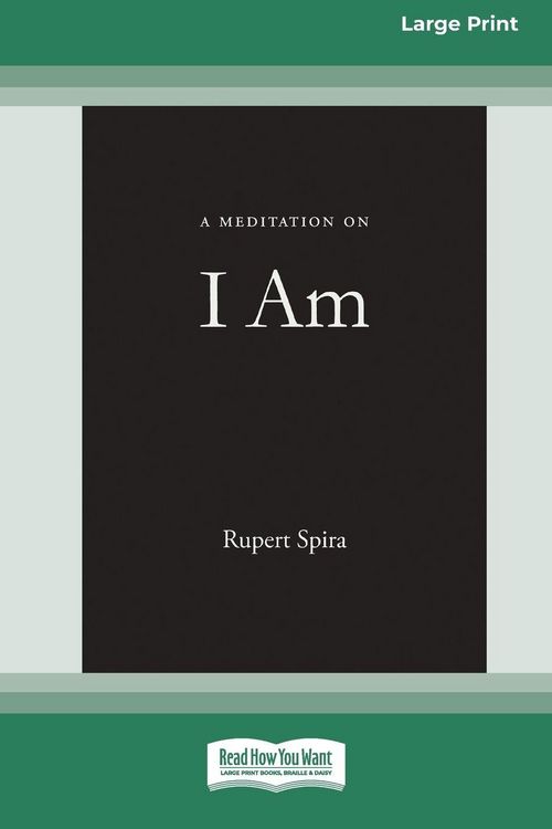 Produktbild: A Meditation on I Am [Standard Large Print 16 Pt Edition]