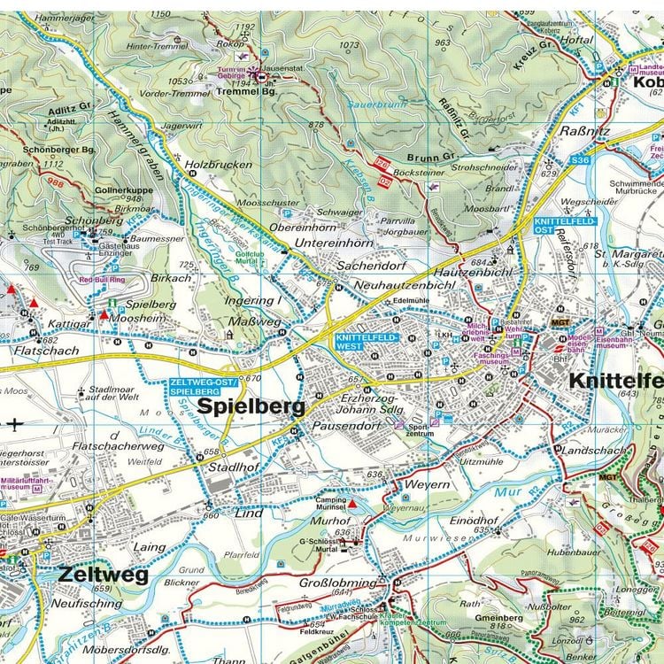 Produktbild: freytag & berndt Wanderkarte Seetaler Alpen - Seckauer Alpen - Judenburg - Knittelfeld 1:50.000