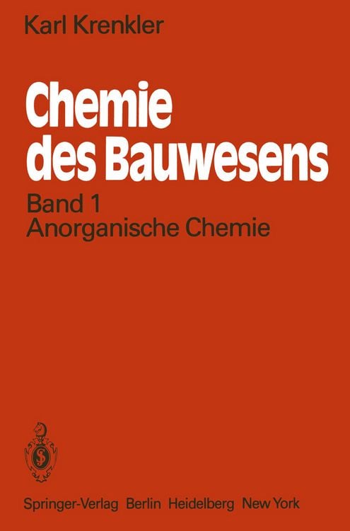Produktbild: Chemie des Bauwesens