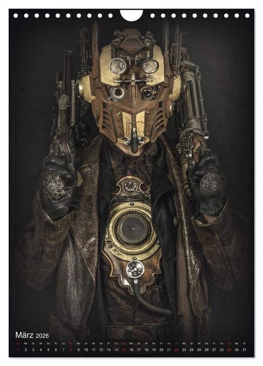 Produktbild: Steampunk Artwork (Wandkalender 2026 DIN A4 hoch), CALVENDO Monatskalender
