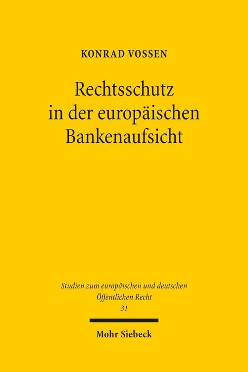 Produktbild: Rechtsschutz in der europ&auml;ischen Bankenaufsicht