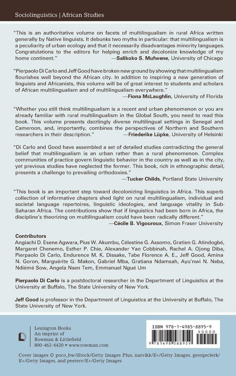 Produktbild: African Multilingualisms
