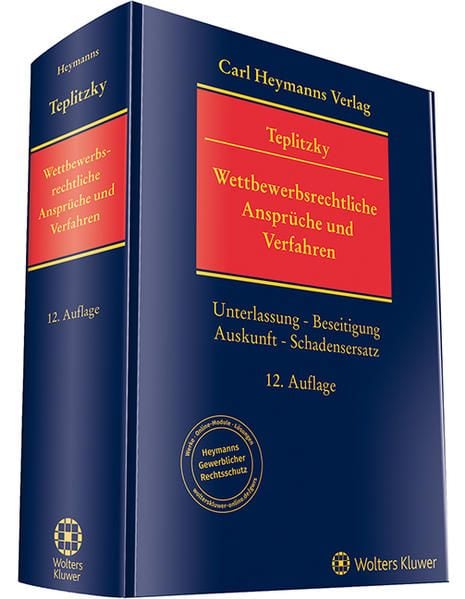 Produktbild: Wettbewerbsrechtliche Anspr&uuml;che und Verfahren