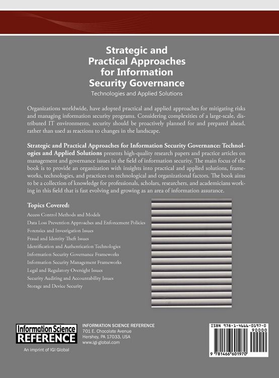 Produktbild: Strategic and Practical Approaches for Information Security Governance