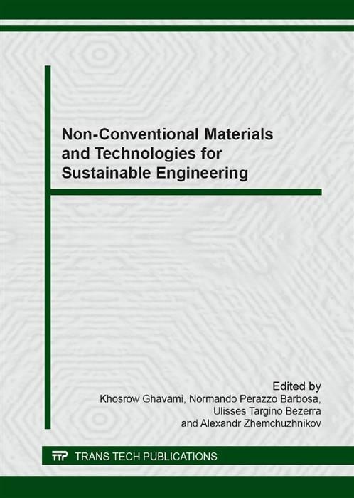 Produktbild: Non-Conventional Materials and Technologies for Sustainable Engineering