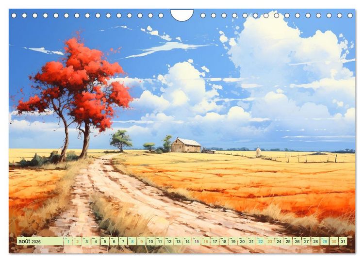 Produktbild: Une vie &agrave; la campagne (Calendrier mural 2026 DIN A4 vertical), CALVENDO calendrier mensuel