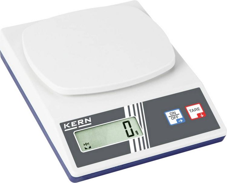 Produktbild: Kern EFS 2000-0 Schulwaage W&auml;gebereich (max.) 2.2kg Ablesbarkeit 1g batteriebetrieben Wei&szlig;