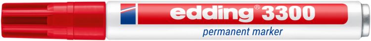 Produktbild: EDDING&reg; Permanent Marker 3300, rot