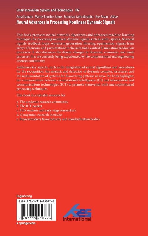 Produktbild: Neural Advances in Processing Nonlinear Dynamic Signals