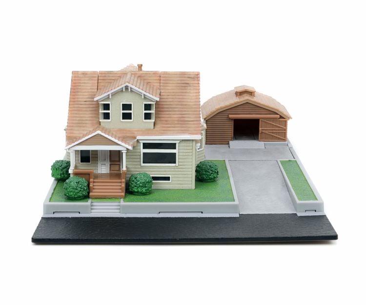 Produktbild: JADA TOYS F&F Nano Dom's House Display Diorama 1:24 Modellauto