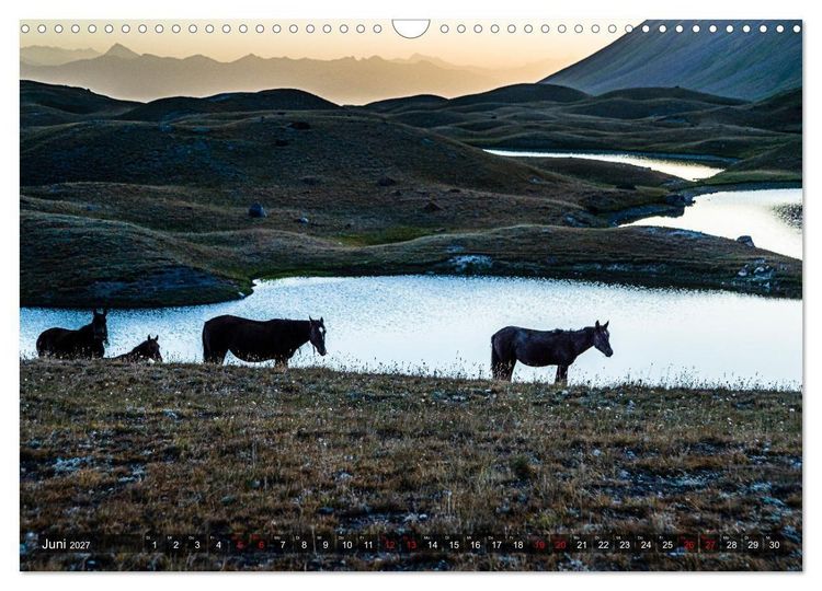 Produktbild: Auf der Seidenstra&szlig;e durch das Pamir-Gebirge (Wandkalender 2027 DIN A3 quer), CALVENDO Monatskalender