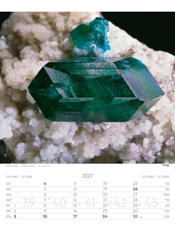 Produktbild: Mineralien Kalender 2027