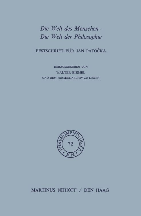 Produktbild: Die Welt des Menschen-Die Welt der Philosophie