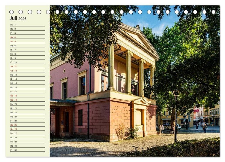 Produktbild: Weimar - Mit Plan durch das Jahr (Tischkalender 2026 DIN A5 quer), CALVENDO Monatskalender