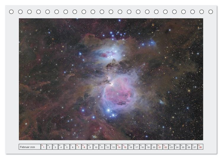 Produktbild: Himmelswelten (Tischkalender 2026 DIN A5 quer), CALVENDO Monatskalender