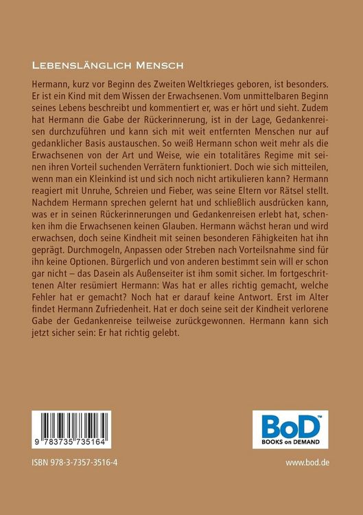 Produktbild: Lebensl&auml;nglich Mensch oder Au&szlig;enseiter, die Starken der Schwachen