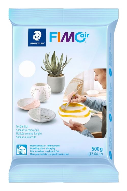 Produktbild: STAEDTLER FIMO Lufttrocknende Modelliermasse FIMOair 8100, wei&szlig;, 500 g
