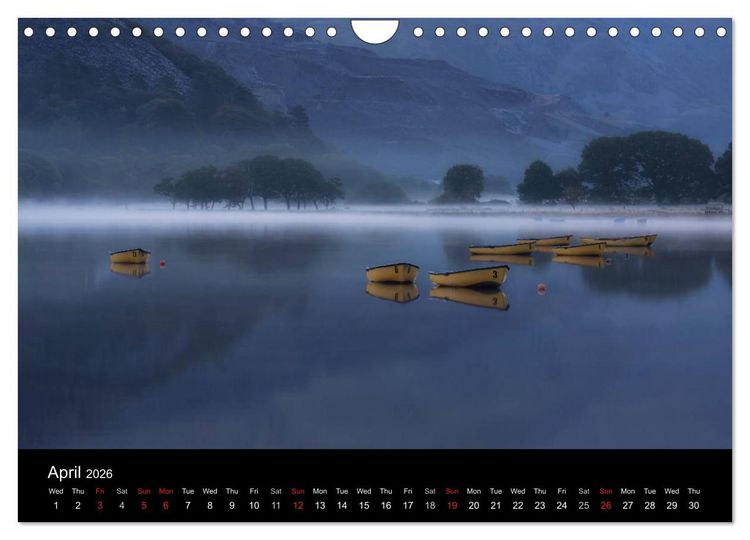 Produktbild: Wales (Wall Calendar 2026 DIN A4 landscape), CALVENDO 12 Month Wall Calendar