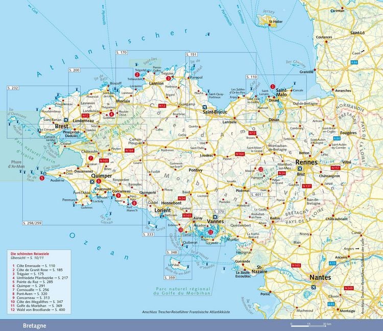 Produktbild: TRESCHER Reisef&uuml;hrer Bretagne