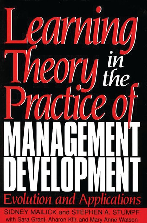 Produktbild: Learning Theory in the Practice of Management Development
