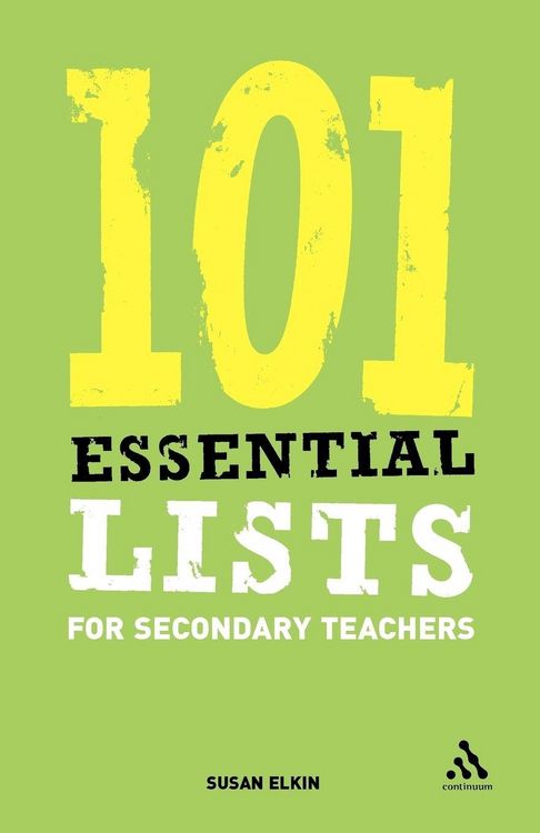 Produktbild: 101 Essential Lists for Secondary Teachers