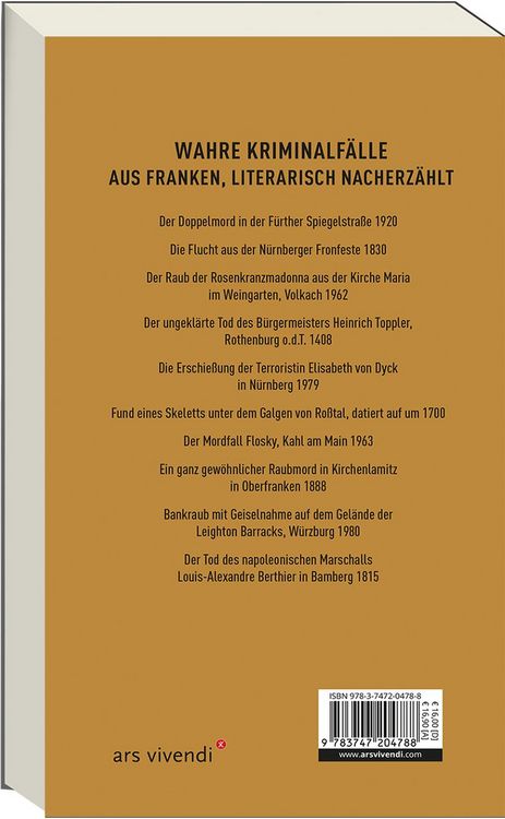 Produktbild: True Crime Tatort Franken