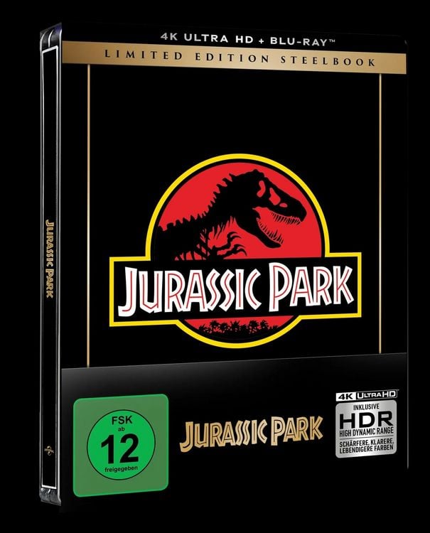 Produktbild: Jurassic Park - Steelbook (4K-UHD+Blu-ray)