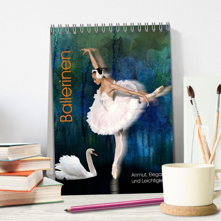 Produktbild: Ballerinen - Anmut, Eleganz und Leichtigkeit (Tischkalender 2026 DIN A5 hoch), CALVENDO Monatskalender