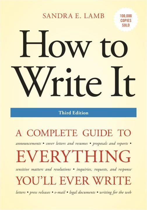 Produktbild: How to Write It, Third Edition